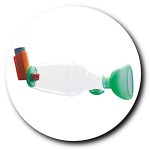 Chambre d'inhalation TipsHaler pour aérosol-doseur avec masque nourrisson